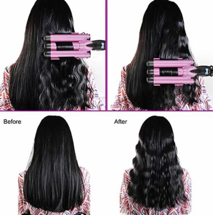 Pinzas de ondas para el cabello.